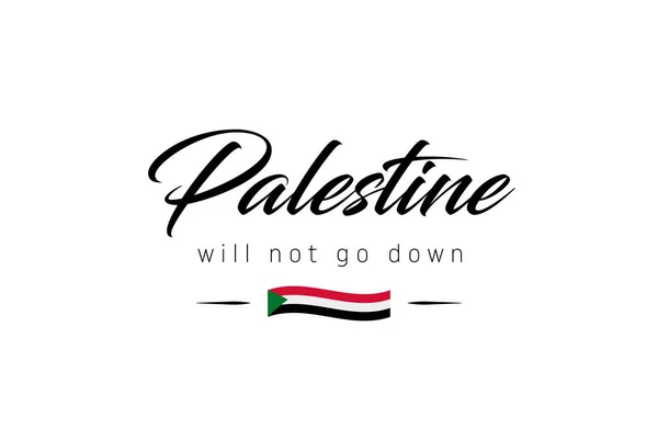 Ore Por Palestina Vector Ilustración Antecedentes Fondo Pantalla Bandera Palestina — Archivo Imágenes Vectoriales