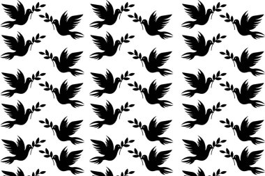 İsrail, Filistin barış görüşüne karşı. Beyaz güvercin zeytin dalında 