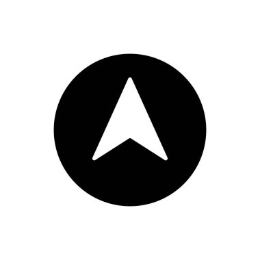 Konumun basit formlarının vektör simgesi. konum noktası, semboller için mükemmel