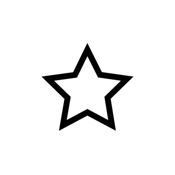Star_Iconstar Icon Flat Design Star Icon White Background Vector Illustration — Stock Vector