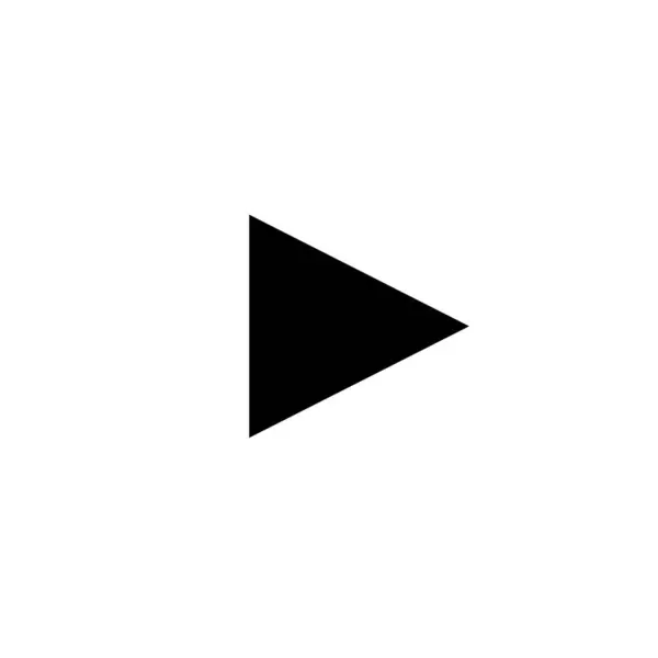 Video Play Button Icon Start Audio Video Action Media Symbol — Stock Vector