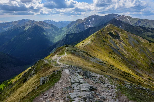 Sentier Montagne Sentier Randonnée Dans Parc National Des Tatra — Photo