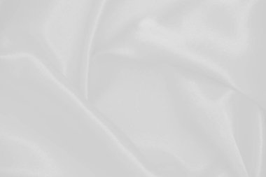 Yumuşak dalgalı soyut beyaz kumaş arkaplanı