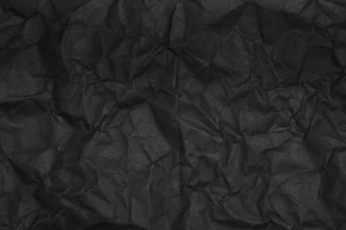 arkaplan olarak siyah buruşmuş kağıt dokusu