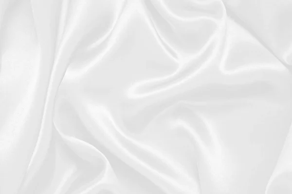 Tissu Blanc Texture Fond Tissu Ondulé — Photo