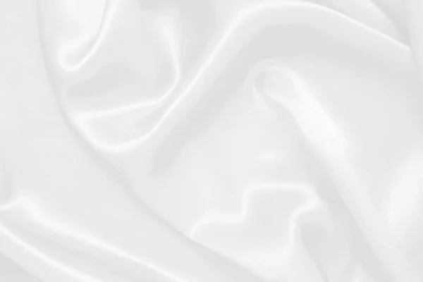 Tissu Blanc Texture Fond Tissu Ondulé — Photo