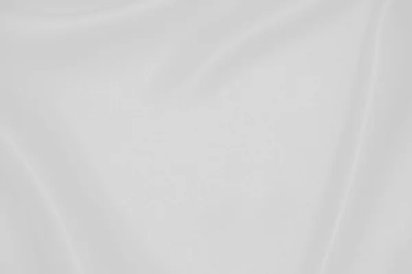 Abstraktní Bílé Tkaniny Pozadí Měkkými Vlnami — Stock fotografie