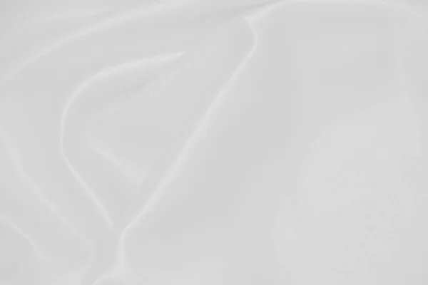 Fond Abstrait Tissu Blanc Avec Des Vagues Douces — Photo