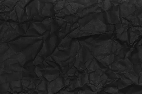 Textura Papel Arrugado Negro Como Fondo Fotos de stock libres de derechos
