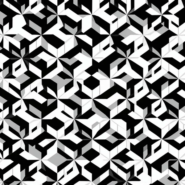 White and black geometric pattern background