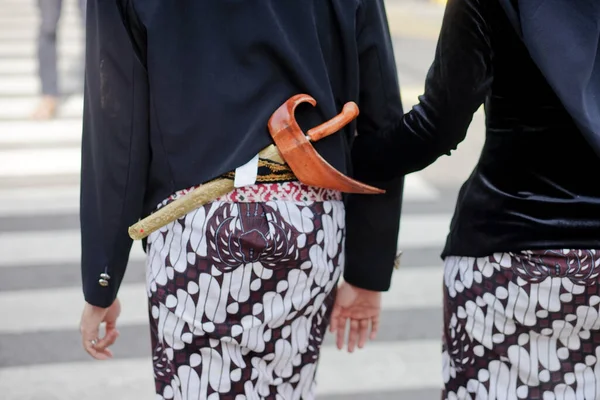 Madiun Ανατολική Ιάβα Ινδονησία Στις Δεκεμβρίου 2020 Ένα Ζευγάρι Ανθρώπων — Φωτογραφία Αρχείου