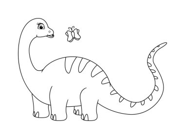 Boyama sayfası. Harika İkili. Dinozorun Elma Macerası