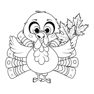 Boyama sayfası. Sonbahar İzinleriyle Türkiye