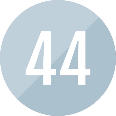 Kırk dört numara için resim simgesi