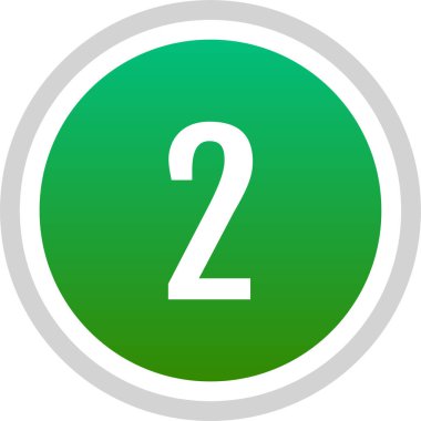 Sembol 2, iki numaranın basit çizimi