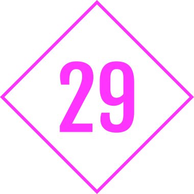 düz simge 29 numara resimleme, yirmi dokuz