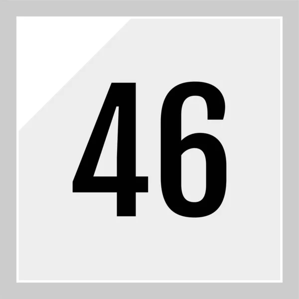 46番ベクトル設計テンプレート — ストックベクタ