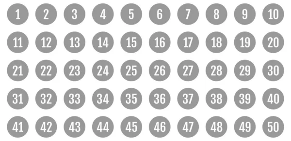 Vektor Illustration Von Zahlen Modernes Symbol — Stockvektor