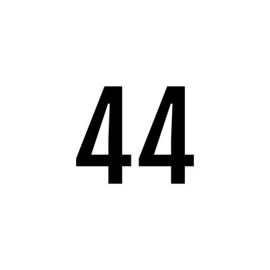 44 numaralı simge, web basit illüstrasyon