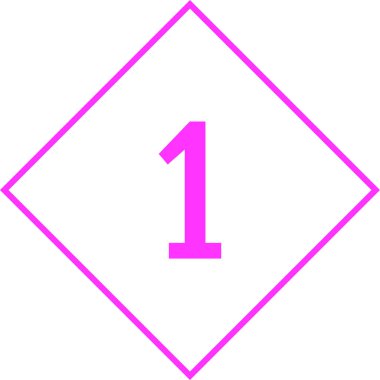 Bir numaralı simge. sayılar düz vektör illüstrasyonu