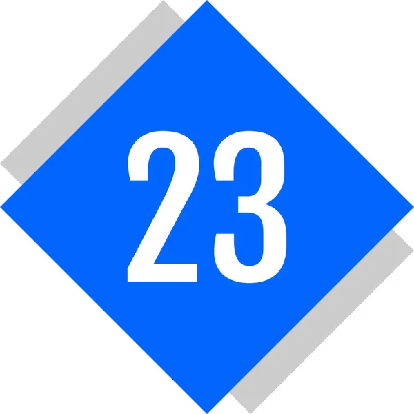 Номер Значок Логотипу Елементи Шаблону Дизайну — стоковий вектор