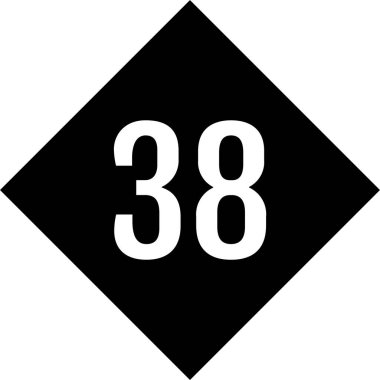38 numaralı web simgesi. vektör illüstrasyonu