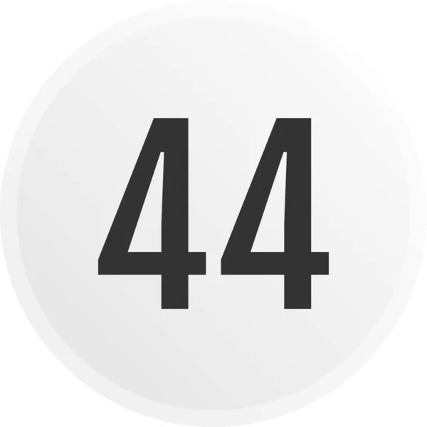 Symbol Nummer Vektorvorlage Für Webdesign — Stockvektor