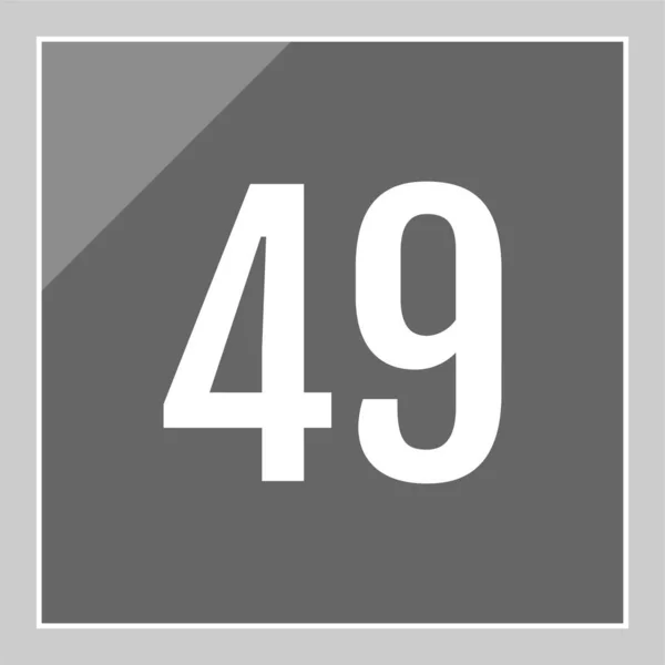 49番ベクトル設計テンプレート — ストックベクタ