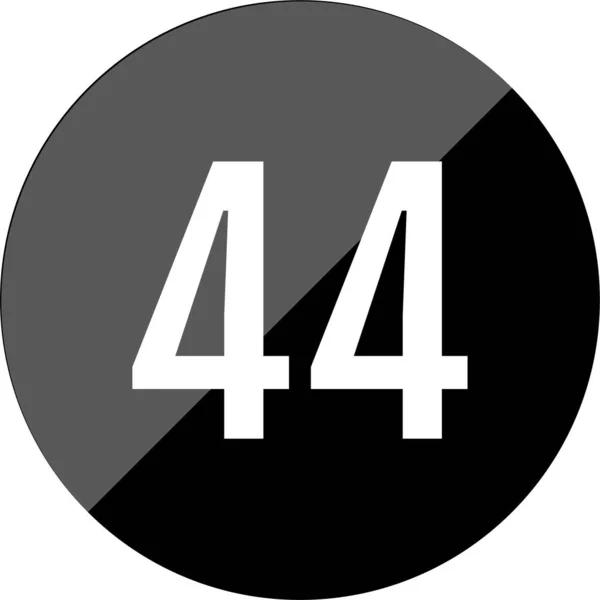 44号图标 网页设计的矢量模板 — 图库矢量图片