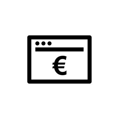 Navigasyon simgesi basit vektör illüstrasyonu