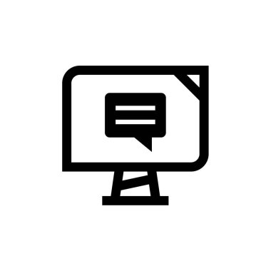 Metin Mesajlaşma simgesi vektör illüstrasyonu