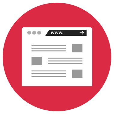 Kablolar. Web simgesi basit tasarım