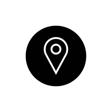 Navigasyon simgesi basit vektör illüstrasyonu