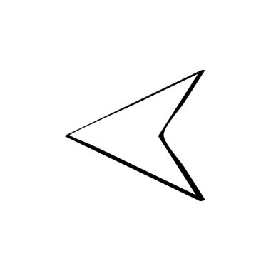 ok simgesi vektör illüstrasyonu