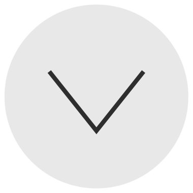 aşağı ok simgesi, vektör illüstrasyonu