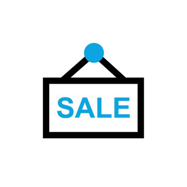 Satış. Web simgesi basit illüstrasyon 