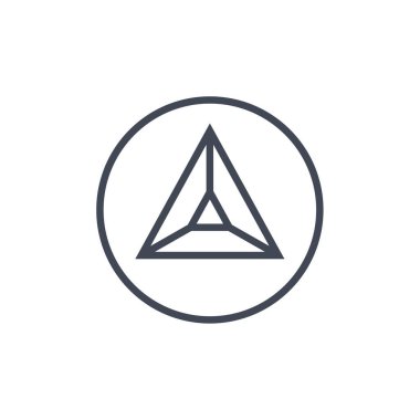 Bir yıldız simgesinin vektör illüstrasyonu