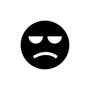 emoji yüz ifadesinin vektör çizimi, duygu sembolü