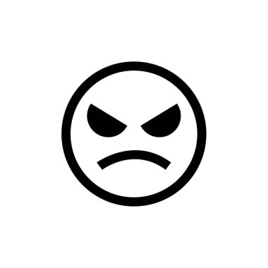 emoji yüz ifadesinin vektör çizimi, duygu sembolü