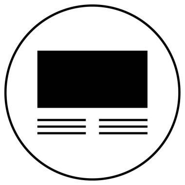 Kablolar. Web simgesi basit tasarım