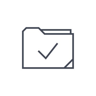 Web ve mobil uygulama tasarımınız için beyaz arkaplanda izole edilmiş dizin simgesi vektörü 