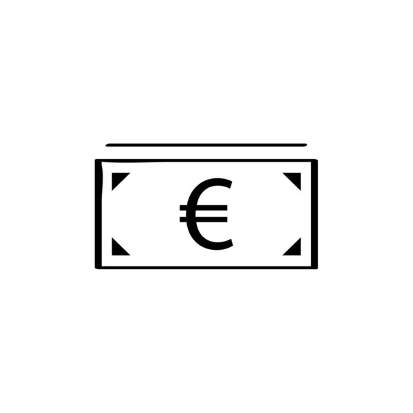 Dinero Icono Vector Ilustración — Vector de stock