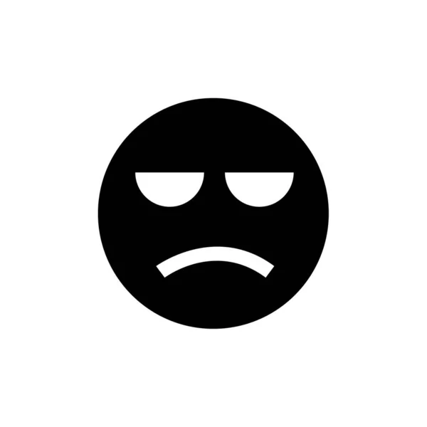 Vektorillustration Des Emoji Gesichtsausdrucks Emotionssymbol — Stockvektor