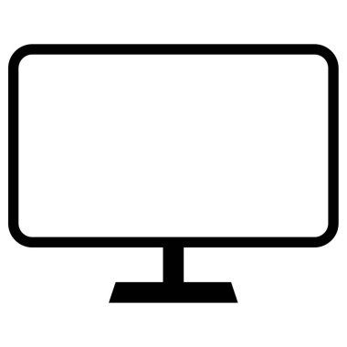 lcd. Web simgesi basit illüstrasyon