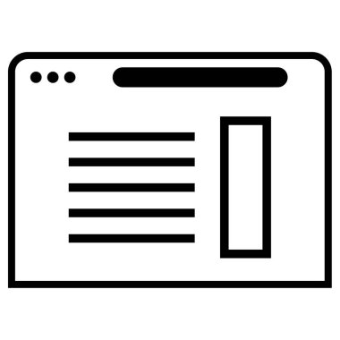 Kablolar. Web simgesi basit tasarım