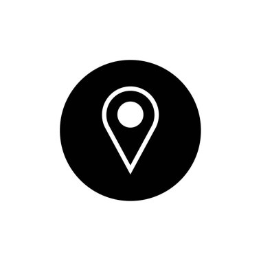 Navigasyon simgesi basit vektör illüstrasyonu