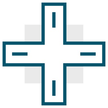 Dört kenarın vektör çizimi modern simge 