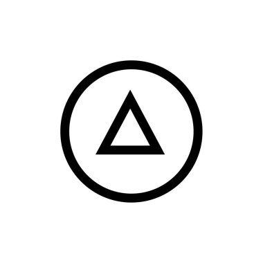 Bir yıldız simgesinin vektör illüstrasyonu