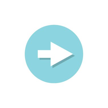 ok simgesi vektör illüstrasyonu