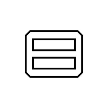 Kablolar. Web simgesi basit tasarım